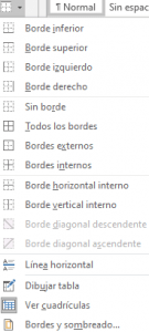 Comando Bordes Word Comando Bordes Word
