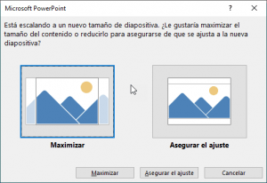 Maximizar y Asegurar el ajuste en PowerPoint Maximizar y Asegurar el ajuste en PowerPoint