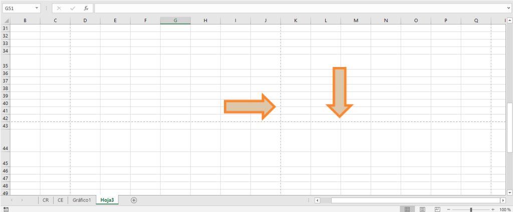 Áreas de impresión Excel